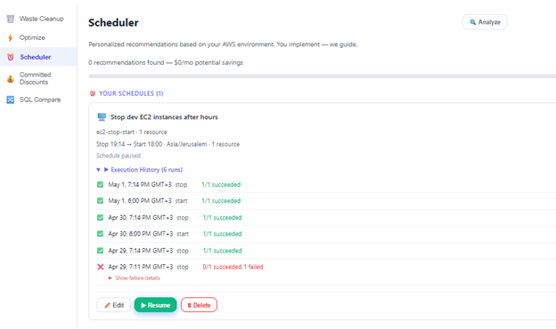 Resource Scheduler